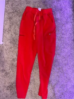 FIGS high waisted straight leg pants